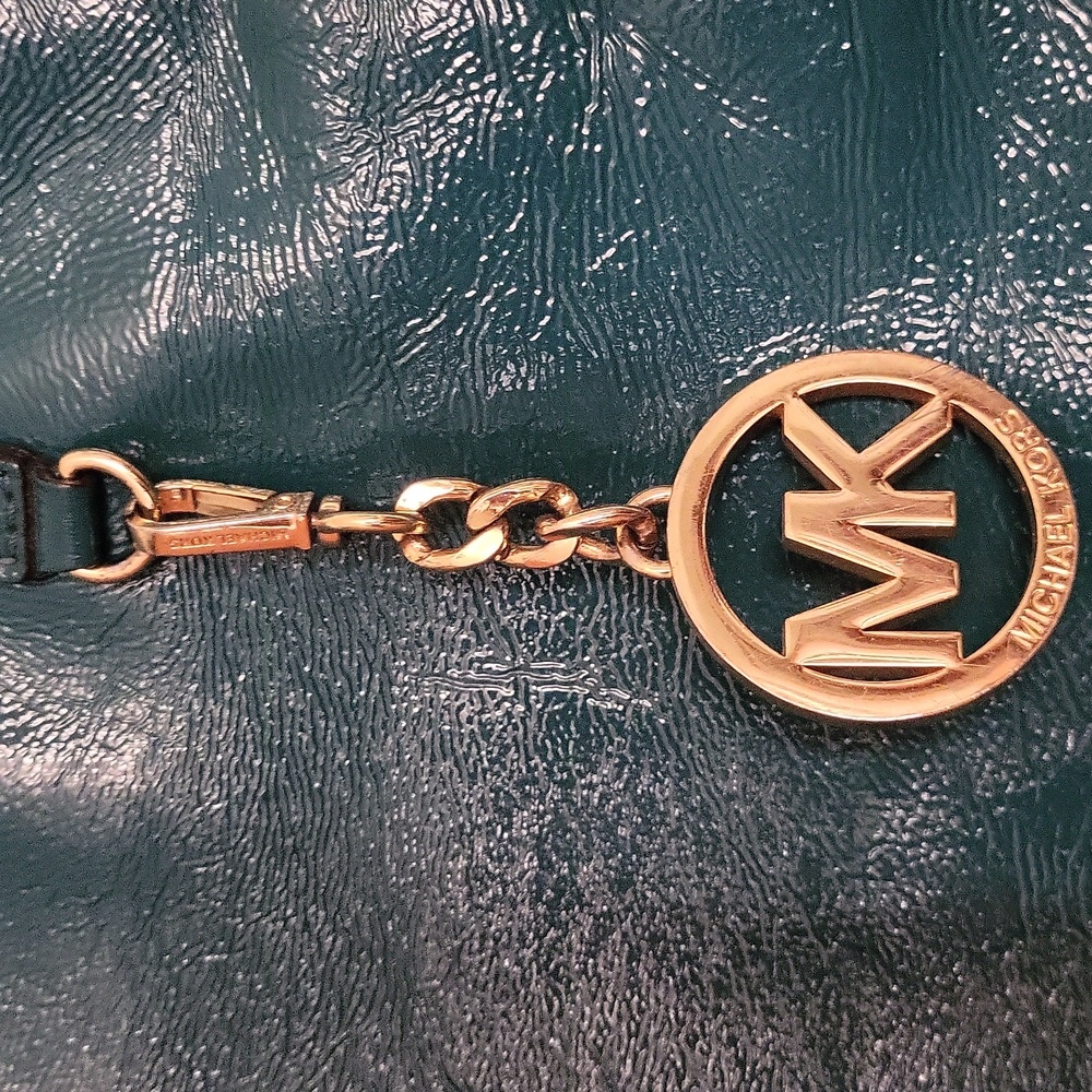 Michael Kors Leather Bag with Gold Accents - Picture 3 of 16